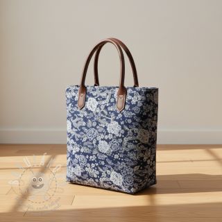 Dekorační látka jacquard Draco indigo