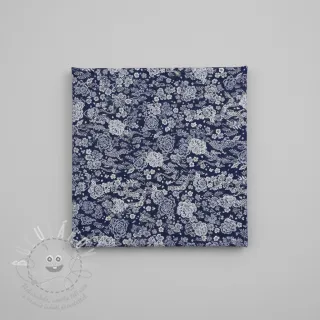 Dekorační látka jacquard Draco indigo