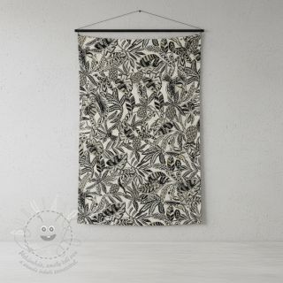 Dekorační látka jacquard Fortuna blanc