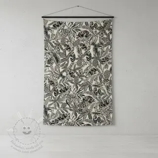 Dekorační látka jacquard Fortuna blanc
