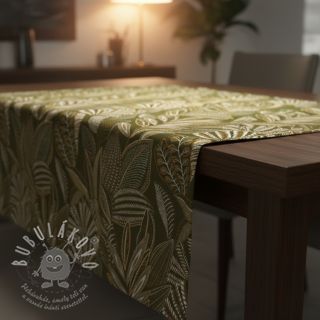 Dekorační látka jacquard Legende kaki