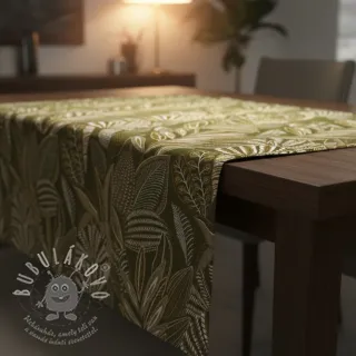Dekorační látka jacquard Legende kaki