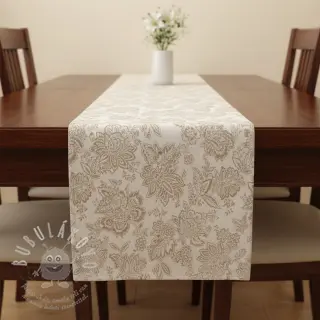 Dekorační látka jacquard Jacobean lin