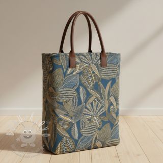 Dekorační látka jacquard Legende bleu