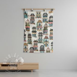 Dekorační látka premium Shop Boutique City digital print