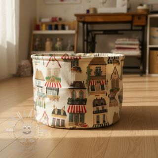 Dekorační látka premium Shop Boutique City digital print