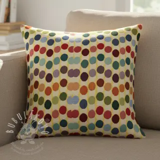 Dekorační látka GOBELIN PREMIUM Graphic Dots Wave