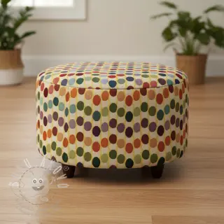 Dekorační látka GOBELIN PREMIUM Graphic Dots Wave