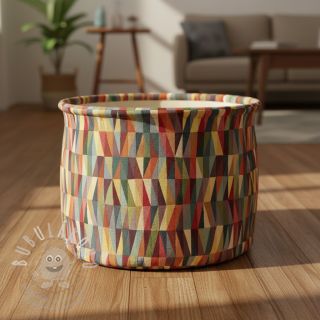 Dekorační látka GOBELIN PREMIUM Graphic Moving Zigzag