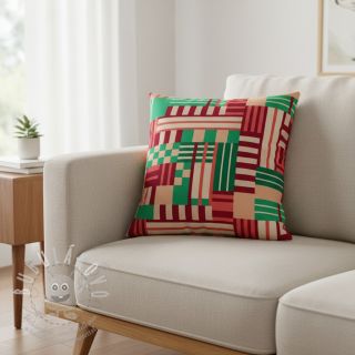 Dekorační látka premium Graphic Block Line digital print