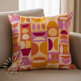 Dekorační látka premium Abstract Form Block digital print