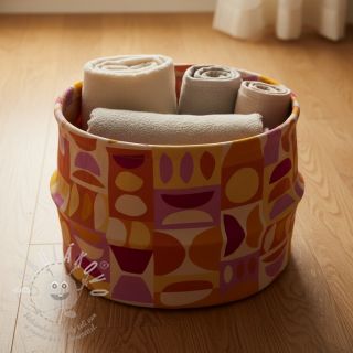 Dekorační látka premium Abstract Form Block digital print