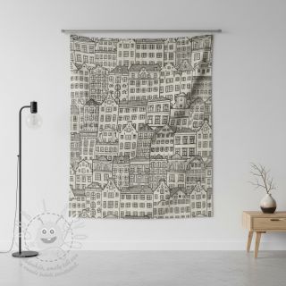 Dekorační látka Linenlook Townhouse Fine Line