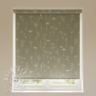 Dekorační látka Linenlook Fine Fragile Flower old green