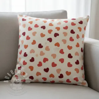 Dekorační látka premium Heart Sprinkle Love