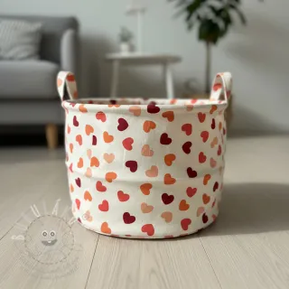 Dekorační látka premium Heart Sprinkle Love