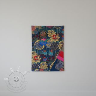 Dekorační látka jacquard Opium allover bleu
