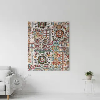 Dekorační látka jacquard Ethnic multico
