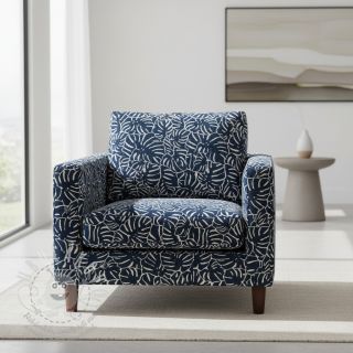 Dekorační látka jacquard Anthéa bleu