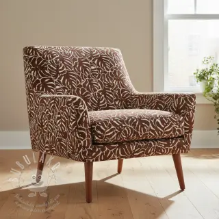 Dekorační látka jacquard Anthéa terracotta