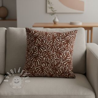 Dekorační látka jacquard Anthéa terracotta