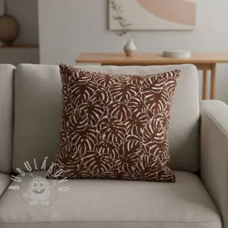 Dekorační látka jacquard Anthéa terracotta