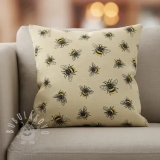 Dekorační látka GOBELIN PREMIUM Bumble Bee Family