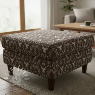 Dekorační látka jacquard DOUBLE FACE Landhaus Deer Heart taupe