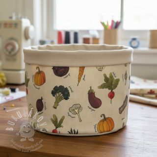 Dekorační látka Veggie Harvest Garden digital print