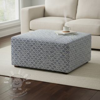 Dekorační látka Linenlook Little Wave Scale