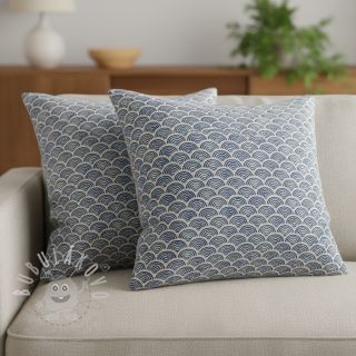 Dekorační látka Linenlook Little Wave Scale