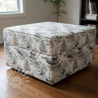 Dekorační látka Haru beige digital print