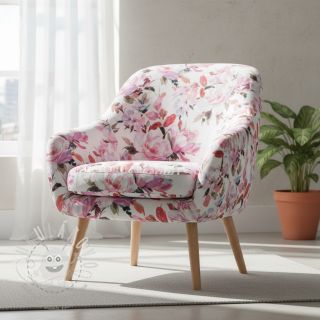 Dekorační látka Batia blanco digital print