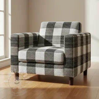 Dekorační látka jacquard TWEED allover graphite