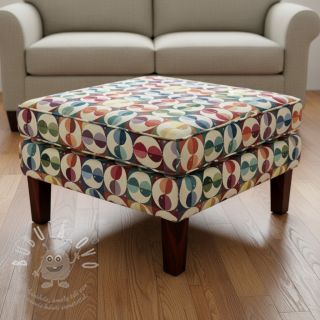 Dekorační látka GOBELIN Graphic square circle