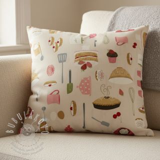 Dekorační látka premium Baking sweet recipe