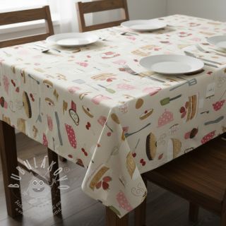 Dekorační látka premium Baking sweet recipe