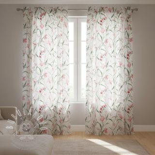 Dekorační látka premium Floral Iris fresia