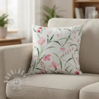 Dekorační látka premium Floral Iris fresia
