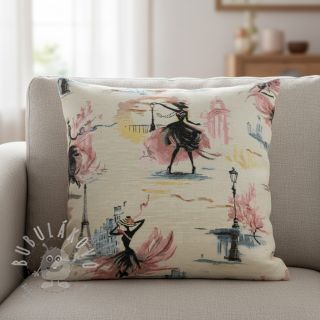 Dekorační látka jacquard Triomphe blanc