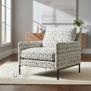 Dekorační látka jacquard Pagne allover jaune