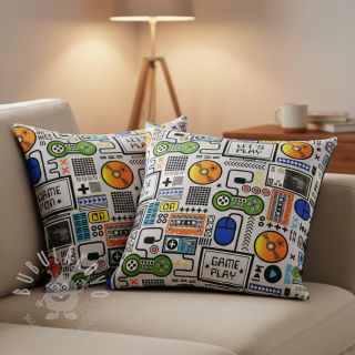 Dekorační látka premium Game computer