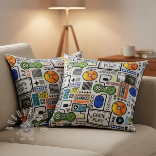 Dekorační látka premium Game computer