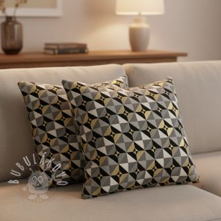 Dekorační látka jacquard Diamond cube luxury