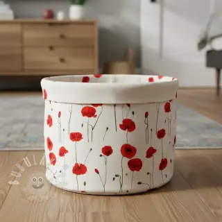 Dekorační látka premium Poppy field