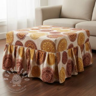 Dekorační látka premium Mandala circle