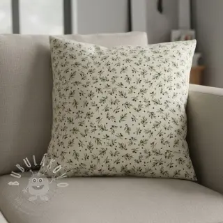 Dekorační látka Linenlook premium Black Olive