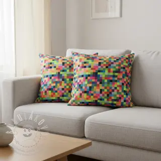 Dekorační látka jacquard Pixels