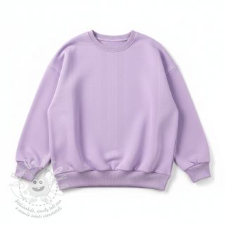 Teplákovina počesaná lilac