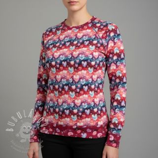 Teplákovina All you need is love design B digital print